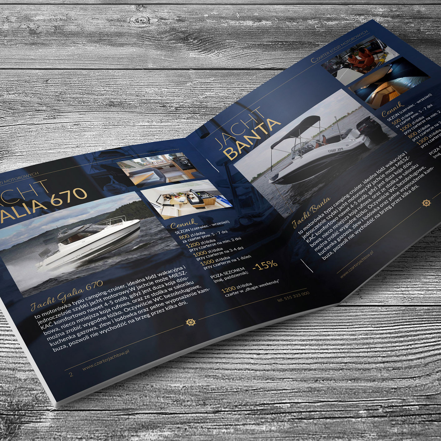 Czarter jachtów – katalog