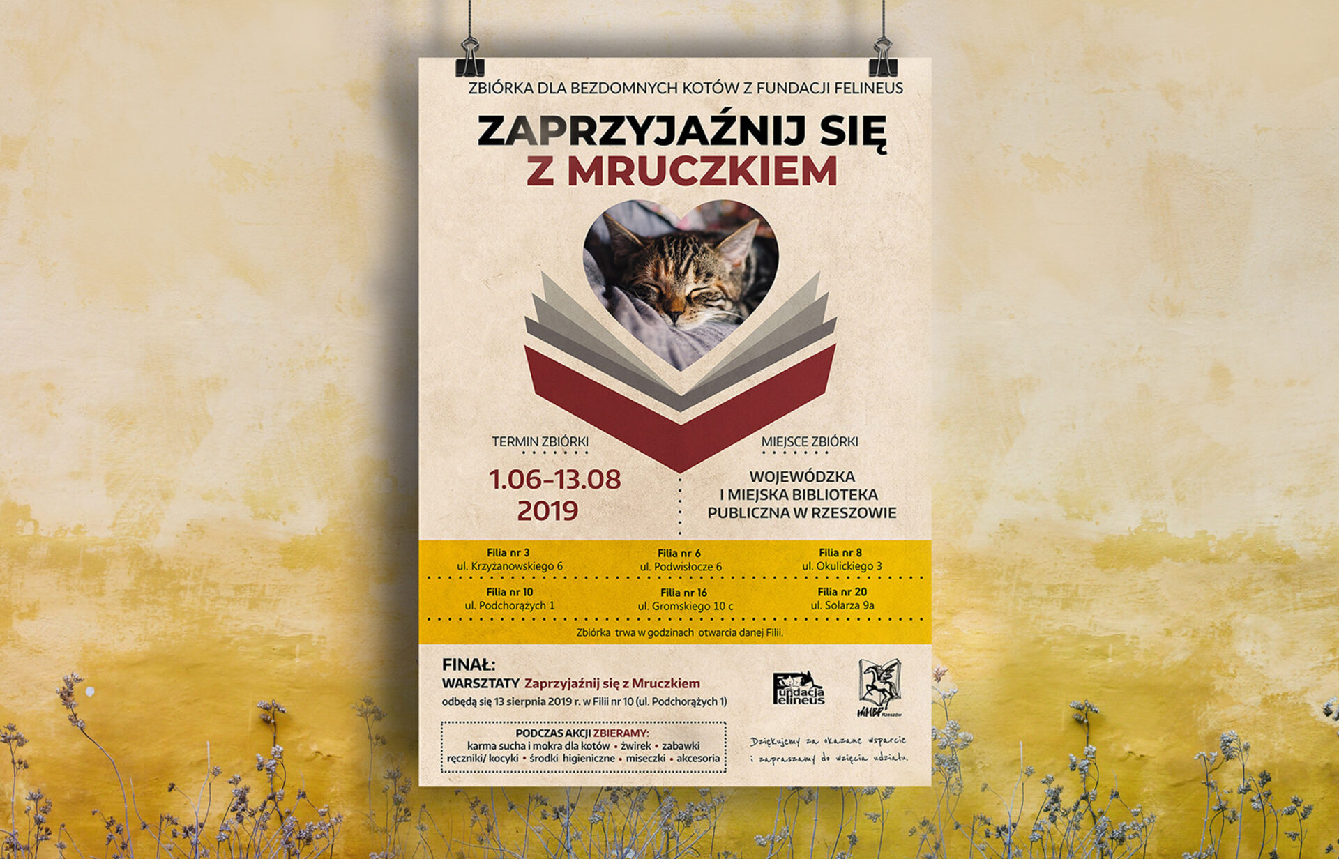 Fundacja Felineus – materiały promocyjne